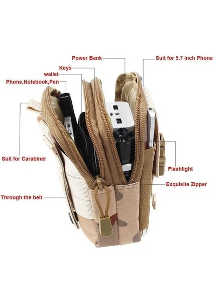 Ordu Yeşil-Çok Fonksiyonlu Taktik Bel Kemeri Çantası Askeri Molle Kılıf Cüzdan Kılıfı Su Geçirmez Telefon Kılıfı Açık Kamp Avcılık Için (Yurt Dışından) indirimleri
