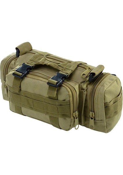 Haki-Açık Askeri Taktik 3l Bel Paketi Su Geçirmez Oxford Molle Kamp Yürüyüş Kılıfı Sırt Çantası Bel Çantaları Kamera Sırt Çantası (Yurt Dışından) fırsatları
