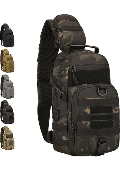 Gri-Açık Askeri Taktik Sling Spor Seyahat Göğüs Çantası Omuzdan Askili Çanta Erkekler Kadınlar Için Crossbody Çanta Yürüyüş Kamp Ekipmanları (Yurt Dışından) fiyatları