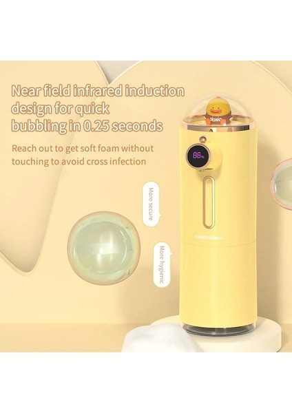 Beyaz-Otomatik Köpük Sabunluk Fotoselli Kızılötesi Sensör Dağıtıcı Banyo Akıllı Yıkama El Makinesi Köpük El Yıkama Aracı (Yurt Dışından) modelleri