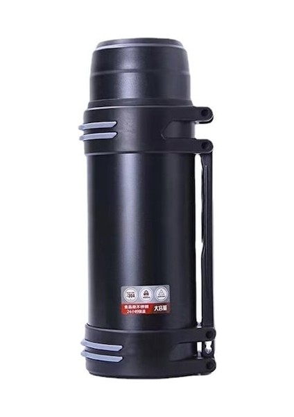 Hyt-Termos 2000ML Dış Mekan Araç Üstü Paslanmaz Çelik Siyah (Yurt Dışından)