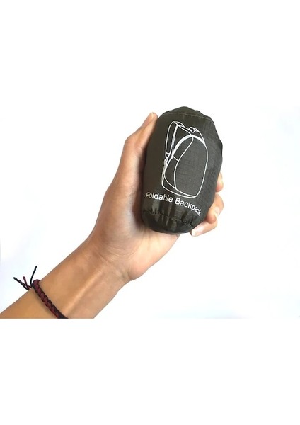 Yalnızca Siyah 75G Katlanabilir Naylon Su Geçirmez Sırt Çantası Ultra Hafif Unisex Omuz Çantası (Yurt Dışından) fırsatları