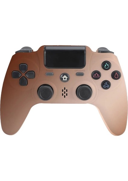 Type2 Bakır-Ps 4 Için Bluetooth Kablosuz Denetleyici Joystick Gamepad Pc Dizüstü Oyun Denetleyicisi Playstation 4 Için Ince Kablosuz Gamepad (Yurt Dışından)