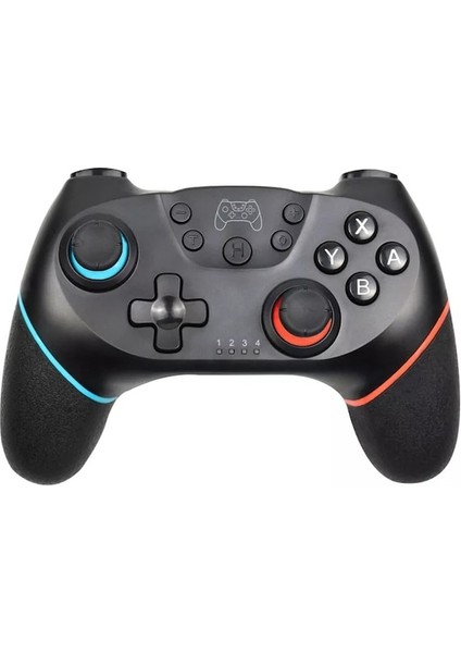 1 Adet-Kablosuz Bluetooth Denetleyicisi Nintendo Anahtarı Pro Denetleyici Gamepad Pro Denetleyicisi Için 6 Eksenli Saplı Anahtar Konsolu (Yurt Dışından)