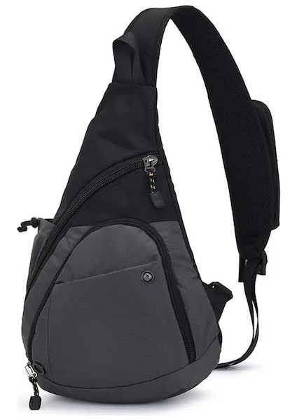 1085-KOYU Gri-Çok Fonksiyonlu Kamp Su Geçirmez Omuz Çantası Erkekler Kadınlar Için Anti-Hırsızlık Göğüs Paketi Bisiklet Avcılık Taktik Balıkçılık Yürüyüş Çantası (Yurt Dışından)