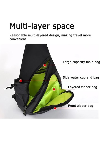 1085-KOYU Gri-Çok Fonksiyonlu Kamp Su Geçirmez Omuz Çantası Erkekler Kadınlar Için Anti-Hırsızlık Göğüs Paketi Bisiklet Avcılık Taktik Balıkçılık Yürüyüş Çantası (Yurt Dışından) fırsatları