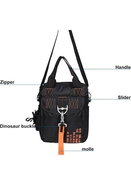 Yeşil-Erkek Kadın Omuz Çantaları Rahat Tote Seyahat Erkek Crossbody Çanta Öğrenci Haberci Çanta Moda Çanta (Yurt Dışından) modelleri