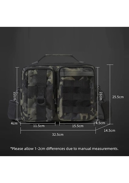 Haki-Trekking Taktik Çanta Omuz Çantası Kamp Adam Yürüyüş Seyahat Tırmanma Balıkçılık Sling Crossbody Açık Hafta Sonu Molle Çantası (Yurt Dışından) fırsatları