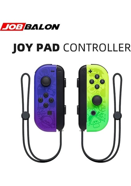 Scarlet Violet-Joy Pad Eksileri 3 Anahtar Denetleyici Joystick Gamepad Uyandırma Fonksiyonlu 6 Eksen Gyro Kablosuz Kontrol Anahtar Kontrolörleri (Yurt Dışından)