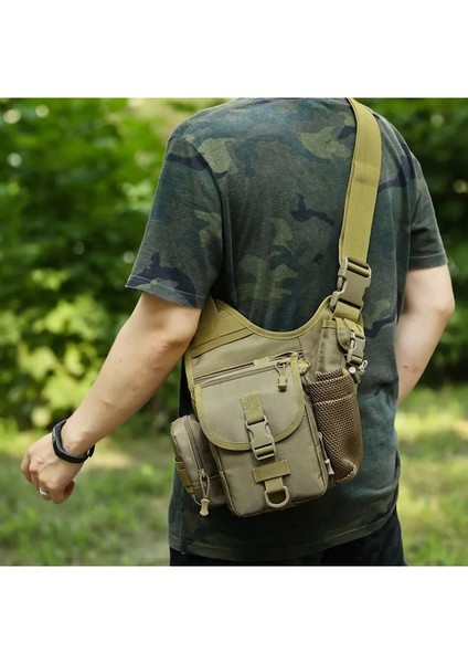 Ordu Yeşil-Askeri Taktik Omuz Çantası 900D Oxford Açık Kamera Göğüs Messenger Çanta Bel Paketi Tırmanma Kamp Trekking Avcılık Paketi (Yurt Dışından) fiyatları