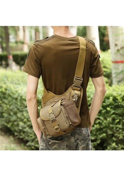 Ordu Yeşil-Askeri Taktik Omuz Çantası 900D Oxford Açık Kamera Göğüs Messenger Çanta Bel Paketi Tırmanma Kamp Trekking Avcılık Paketi (Yurt Dışından) fırsatları