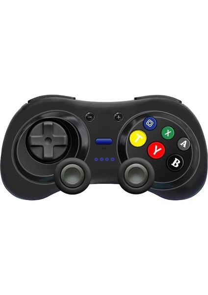 Siyah-Mini Kablosuz Kolu Dahili Çift Motorlu Kontrol Titreşim Rocker Ns Anahtarı / Windows Bluetooth Uyumlu Denetleyici (Yurt Dışından)