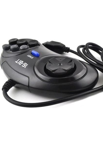 Adet Gamepad-2 Adet/1 Adet Md Sega Gamepad 16BIT Sega Genesis Oyun Denetleyicisi 9 Delik Sega Joypad Yüksek Kalite Iyi Oyun Aksesuarları (Yurt Dışından)