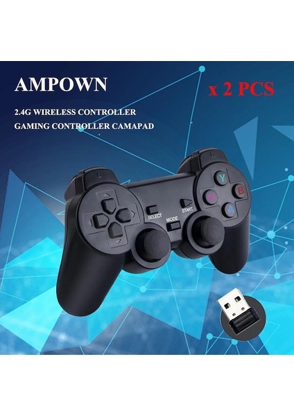 2 Adet-2 Adet 2.4g Kablosuz Denetleyici Oyun Denetleyicisi Gamepad Konsolu Android Pc Linux Windows 98 2000 M8 GD10 G11 Video Oyunu Oyuncu (Yurt Dışından)
