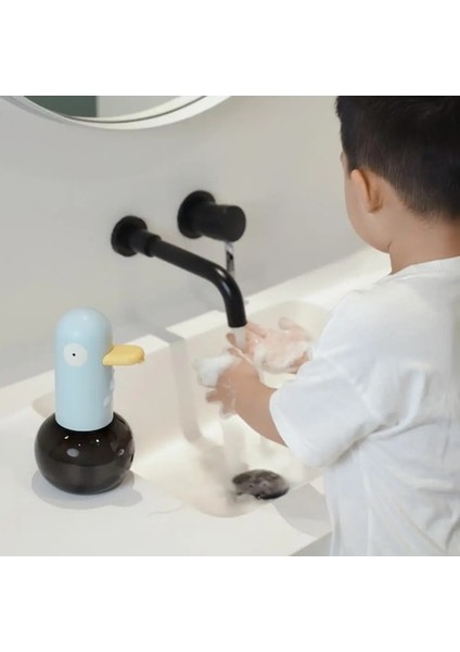 Sarı-Yaratıcı Sevimli Ördek Indüksiyon USB Şarj Sıvı Köpük Makinesi Yoğun Köpük Sıvı Sabunluk Banyo Için Hızlı Tepki (Yurt Dışından) indirimleri