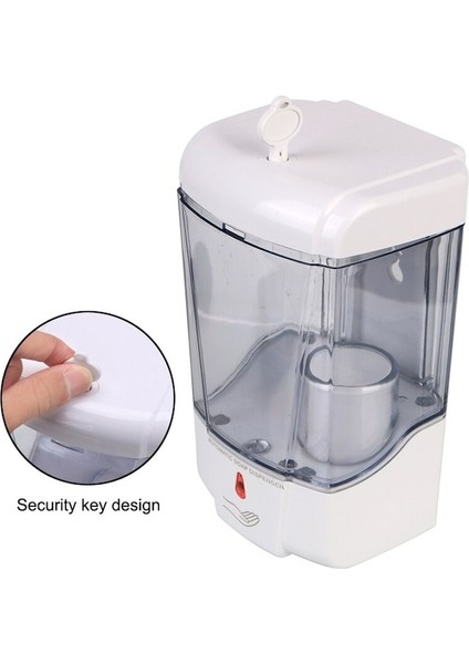 Otomatik Ir Sensörü Sabunluk Mutfak Banyo Için 700 ml Duvara Monte Temassız Losyon Pompası Temassız Sıvı (Yurt Dışından) fiyatları