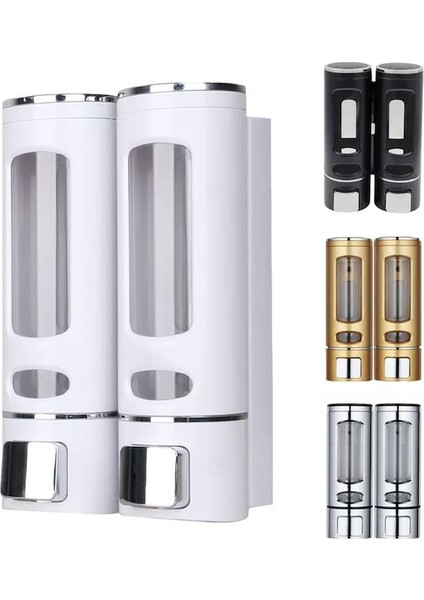 Şampanya 1-Tek/çift 400 ml Sabunluk Duvara Monte Duş Banyo Şampuan Dispenseri Sıvı Sabun Kabı Banyo Tuvalet Aksesuarları (Yurt Dışından) fiyatları