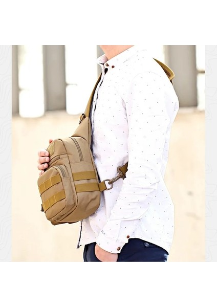 Siyah-Erkek Taktik Omuzdan Askili Çanta Yürüyüş Sırt Çantası Naylon Açık Avcılık Kamp Balıkçılık Molle Ordu Trekking Askeri Göğüs Tek Kollu Çanta (Yurt Dışından) fırsatları