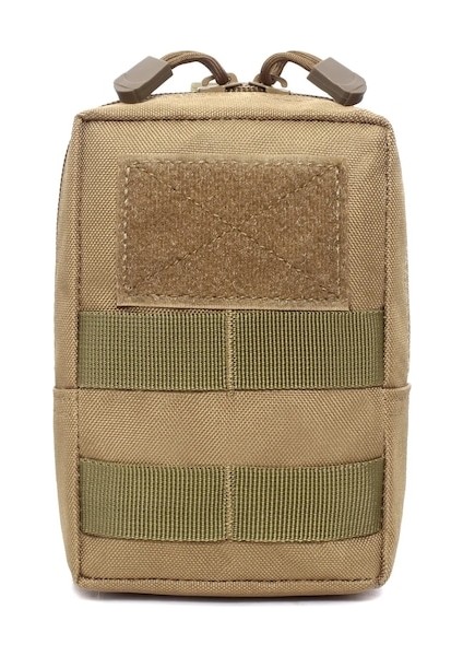 Haki-Erkek Taktik Molle Kese Naylon Kemer Bel Paketi Çanta Savaş Askeri Yelek Edc Gadget Avcılık Kese Kamp Çantaları Açık Hava Ekipmanları (Yurt Dışından)