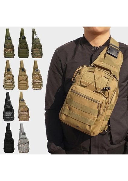 02 Siyah-Askeri Taktik Omuz Çantası Kamp Açık Sling Çanta Avcılık Balıkçılık Çanta Sağ Sol Ayarlanabilir Yürüyüş Trekking Sırt Çantası (Yurt Dışından) fiyatları