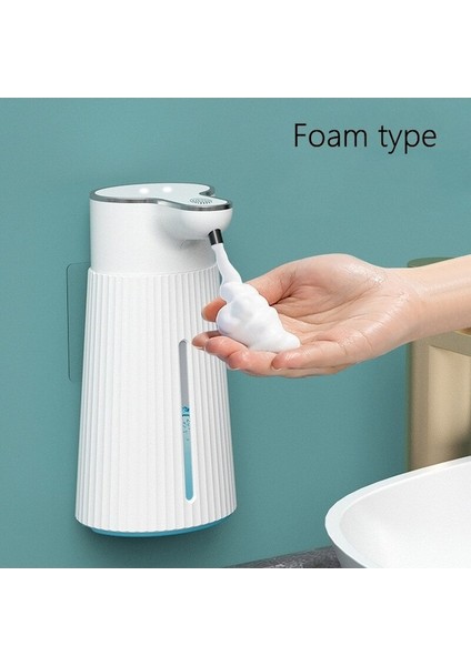 Köpük Tipi-Otomatik Köpük Sabunluklar USB Şarjlı Akıllı Yıkama El Makinesi Yüksek Kaliteli Abs Malzeme Banyo Aksesuarları (Yurt Dışından)