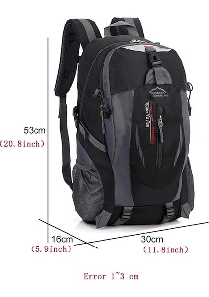 Siyah-Yeni 30L Açık Balıkçılık Çanta Erkek Kadın Su Geçirmez Seyahat Trekking Sırt Çantası Tırmanma Yürüyüş Kamp Sırt Çantası Taktik Spor Çantaları (Yurt Dışından) modelleri
