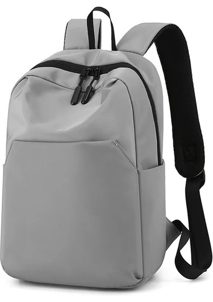 Gri-Erkek Trekking Çantası Nefes Alabilir Naylon Okul Sırt Çantası Su Geçirmez Aşınmaya Dayanıklı Katmanlı Depolama Açık Hava Etkinlikleri Için Hafif (Yurt Dışından)