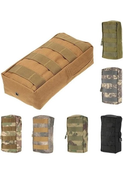 Ordu Yeşil-Taktik Molle Kılıfı 1000D Açık Askeri Taktik Bel Çantası Edc Molle Fermuar Bel Paketi Dayanıklı Kemer Kılıfı Sırt Çantası Aksesuarı (Yurt Dışından)
