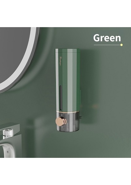 GREEN-450ML Fotoselli Duvara Monte Sabunluk Yıkama El Dezenfektanı Aile El Duş Jeli Şampuan Banyo Aksesuarları (Yurt Dışından)