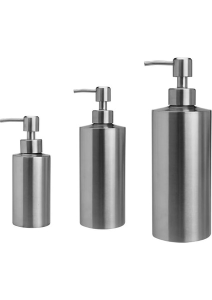 220ML-SIVI Sabunluk Şişesi Jel Şişesi 304 Paslanmaz Çelik Losyon Pompası El Sabunu 250ML/350ML/550ML Mutfak Banyo Dispenseri (Yurt Dışından) indirimleri