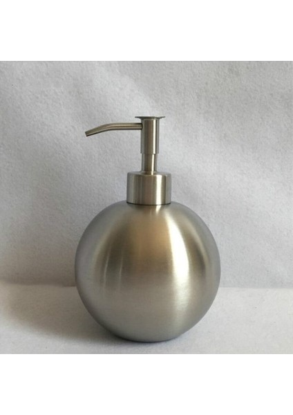 500ML 304 Paslanmaz Çelik Küresel Sıvı Sabun Şişesi Ev Itme Tipi El Temizleyici Dispenser Şişesi (Yurt Dışından)