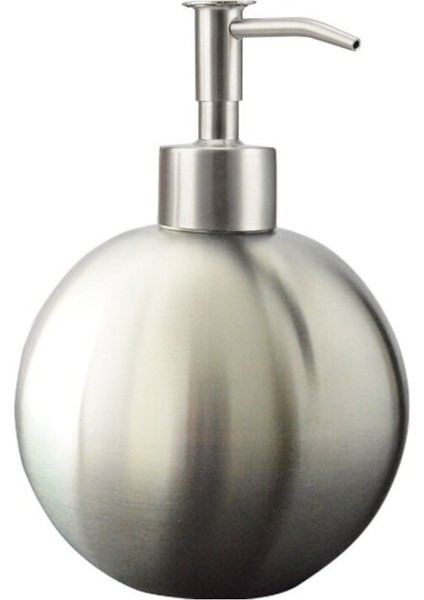 500ML 304 Paslanmaz Çelik Küresel Sıvı Sabun Şişesi Ev Itme Tipi El Temizleyici Dispenser Şişesi (Yurt Dışından)