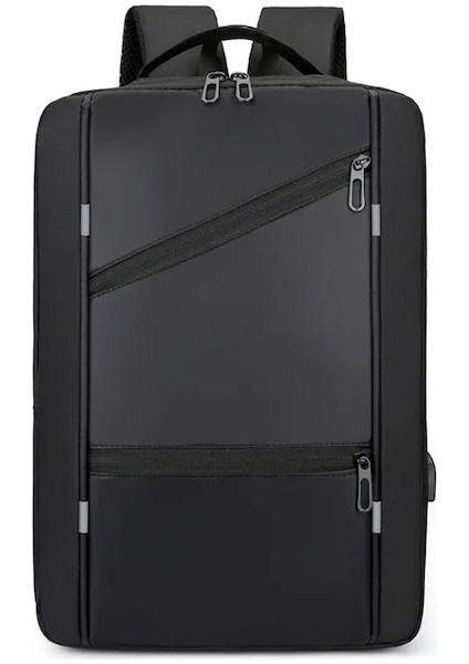 Kırmızı Renk Su Geçirmez Iş Sırt Çantası Erkekler USB Okul Sırt Çantaları 15.6 Inç Dizüstü Sırt Çantası Büyük Kapasiteli Sırt Çantaları Açık Kamp Çantaları (Yurt Dışından) modelleri