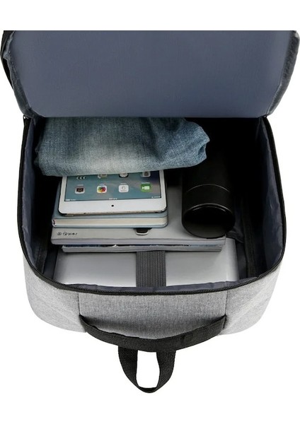 Kırmızı Renk Su Geçirmez Iş Sırt Çantası Erkekler USB Okul Sırt Çantaları 15.6 Inç Dizüstü Sırt Çantası Büyük Kapasiteli Sırt Çantaları Açık Kamp Çantaları (Yurt Dışından) indirimleri