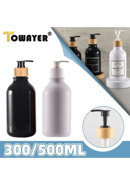 MATTE-WHITE500ML-500ML Sabunluk Buzlu Doldurulabilir Şampuan Pompası Şişesi Sabun Losyon Kabı Sabun Pompası El Yıkama Banyo Aksesuarları (Yurt Dışından) indirimleri