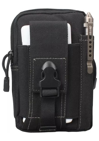Siyah Renk-Çok Fonksiyonlu Taktik Bel Kemeri Çantası Askeri Molle Kılıf Cüzdan Kılıfı Açık Kamp Avcılık Için Su Geçirmez Telefon Kılıfı (Yurt Dışından)