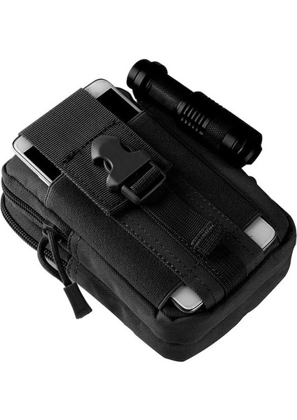 Siyah Renk-Çok Fonksiyonlu Taktik Bel Kemeri Çantası Askeri Molle Kılıf Cüzdan Kılıfı Açık Kamp Avcılık Için Su Geçirmez Telefon Kılıfı (Yurt Dışından) modelleri