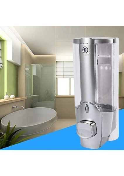 SILVER-350 ml El Sabunu Şampuan Dispenseri Duvara Monte Duş El Yıkama Için Sabunluk Alkol Sprey Dağıtıcı Yıkama (Yurt Dışından) fırsatları