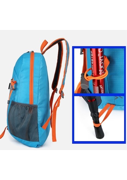 Koyu Mavi-Ultralight Açık Katlanır Sırt Çantası Erkekler Tırmanma Tasarımcı Çanta Unisex Yürüyüş Mini Sırt Çantaları Erkekler Için Katlanabilir Açık Seyahat Çantası (Yurt Dışından) fırsatları