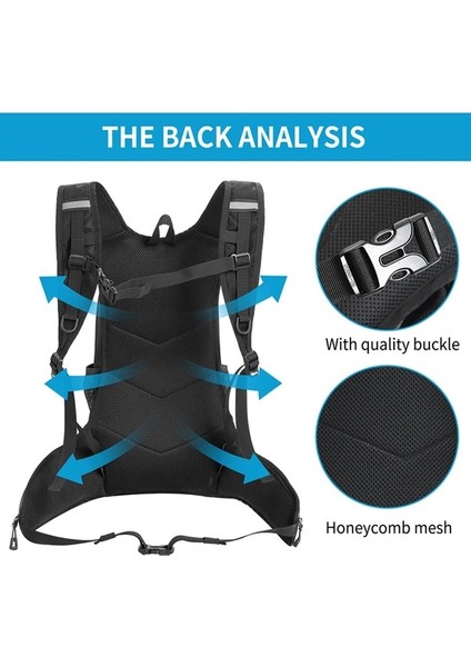 Gri-Polyester Tırmanma Sırt Çantası Nefes Alabilir Trekking Sırt Çantası Aşınmaya Dayanıklı Katmanlı Depolama Hafif Egzersiz ve Fitness Için Dayanıklı (Yurt Dışından) indirimleri