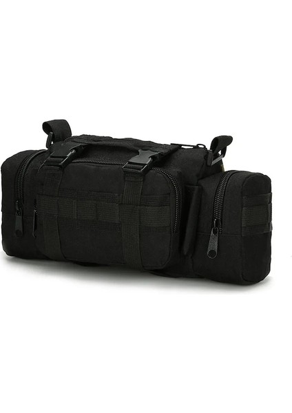 Siyah-Açık Askeri Taktik Sırt Çantası Paketi Bel Çantası Molle Kamp Yürüyüş Balıkçılık Kılıfı 3 P Trekking Kamuflaj Ordu Sırt Çantası (Yurt Dışından)