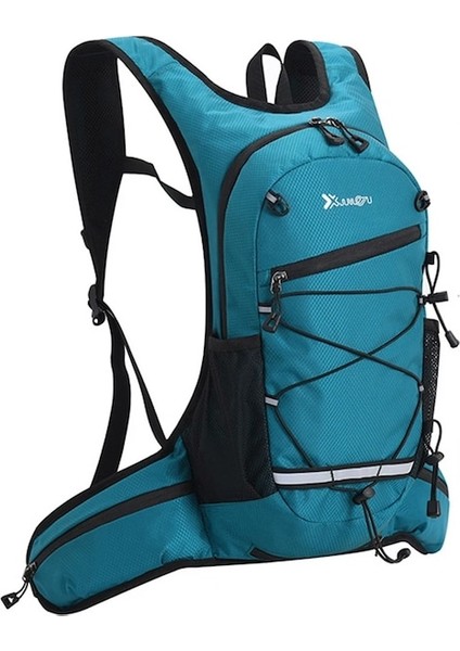 Göl Mavisi-Polyester Tırmanma Sırt Çantası Nefes Alabilir Trekking Sırt Çantası Aşınmaya Dayanıklı Katmanlı Depolama Hafif Egzersiz ve Fitness Için Dayanıklı (Yurt Dışından)