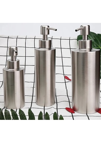 220ML-SIVI Sabunluk Şişesi Jel Şişesi 304 Paslanmaz Çelik Losyon Pompası El Sabunu Mutfak Banyo Dispenseri 250ML/350ML/550ML (Yurt Dışından) modelleri