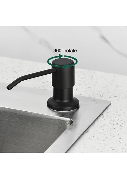 J1-Mutfak Lavabo Sabunluk Dahili Tasarım El Yıkama Sıvısı Sabun Şişesi Paslanmaz Çelik Kafa El Basın Dispenser Şişesi (Yurt Dışından) modelleri