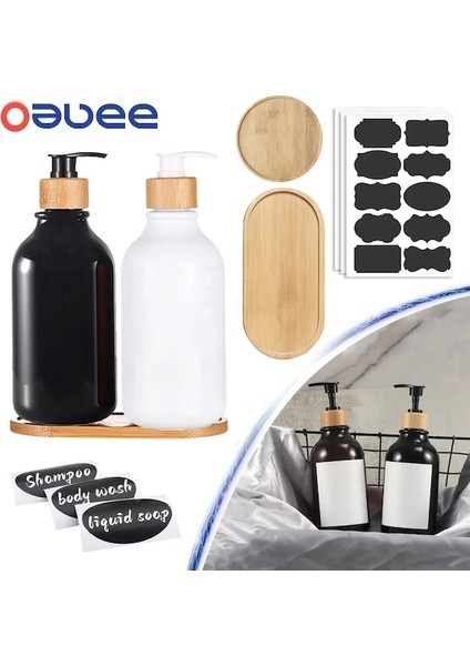 12 Adet Siyah Sticker-Sabunluk Buzlu Doldurulabilir Şampuan Pompası Şişe Sabun Losyon Kabı Sabun Pompası El Yıkama Banyo Aksesuarları Setleri (Yurt Dışından) fırsatları