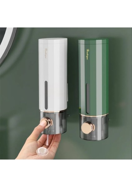 Beyaz Banyo Sıvı Sabunluk Duvara Monte Mutfak Plastik 450 ml Duş Jeli Deterjan Şampuan Şişesi El Ev Aksesuarları (Yurt Dışından) fiyatları