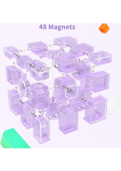 Gan Ayna M Uv-Gan Ayna M Uv Küp 3X3X3 Manyetik Sihirli Hız Küp Profesyonel Döküm Kaplamalı Ayna Küp Gan 3x3 Souptoys Cubo Magico Bulmaca (Yurt Dışından)