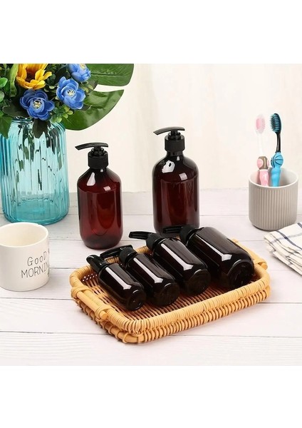 Banyo Için 500 ml Sabunluk Büyük Kapasiteli Şampuan Duş Jeli Şişeleri Doldurulabilir Losyon Sıvı Saklama Kabı (Yurt Dışından) modelleri