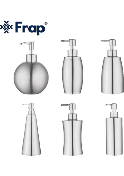 Y35010-FRAP Sıvı Sabunluklar Paslanmaz Çelik El Basın Sabunluk Banyo Aksesuarları Dispensador De Jabon Y Champu (Yurt Dışından) fiyatları