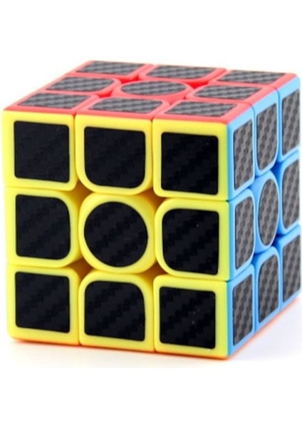 3x3 Karbon Fiber-Moyu Meilong 2 2x2 Sihirli Hız Küp Etiketsiz Profesyonel Fidget Oyuncaklar Mfjs Meilong 3c 3x3 Cubo Magico Bulmaca (Yurt Dışından)